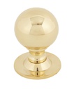 Polished Brass Ball Cabinet Knob 39mm - 83881