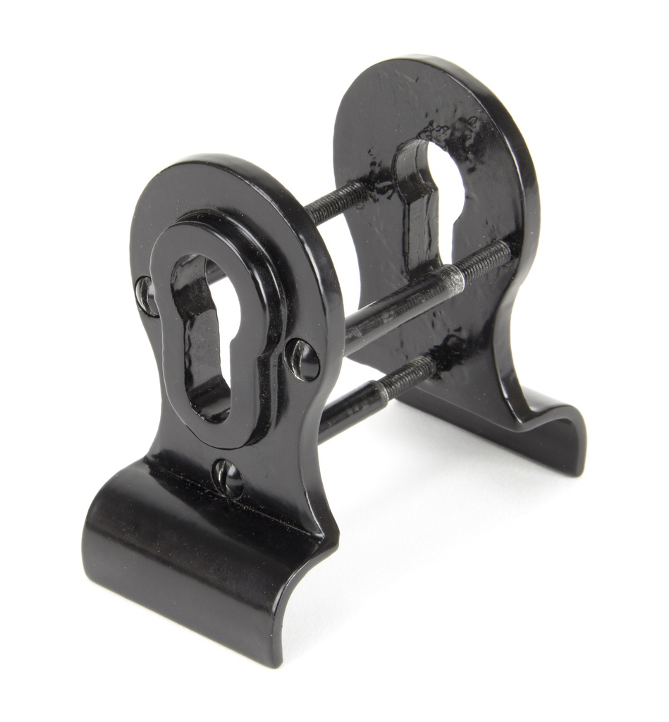 Black 50mm Euro Door Pull (Back to Back fixings) - 90039