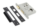 Black 3&quot; Euro Profile Sash Lock - 90056