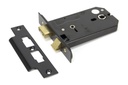 Black 5&quot; Horizontal Bathroom Lock - 91117