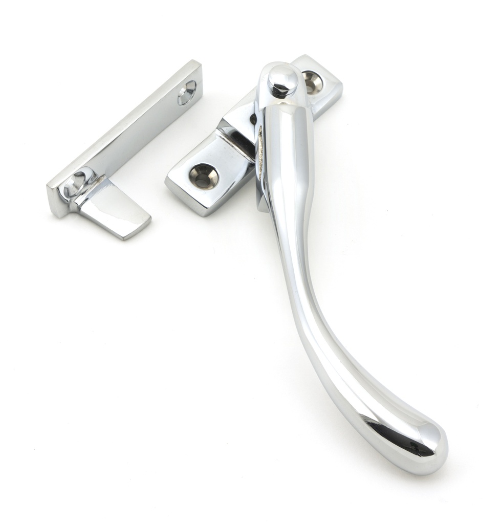 Polished Chrome Night-Vent Locking Peardrop Fastener - RH - 45395