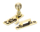 Aged Brass Beehive Sash Hook Fastener - 45936