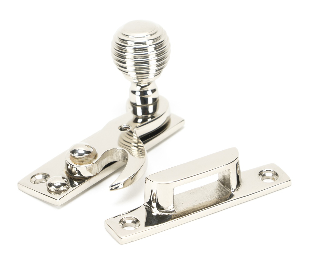 Polished Nickel Beehive Sash Hook Fastener - 45937