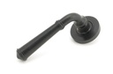 External Beeswax Regency Lever on Rose Set (Plain) - 45639