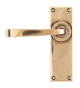 Polished Bronze Avon Lever Latch Set - 45788