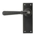 Aged Bronze Hammered Newbury Lever Latch Set - 46222