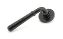 Black Hammered Newbury Lever on Rose Set (Plain) - Unsprung - 49981