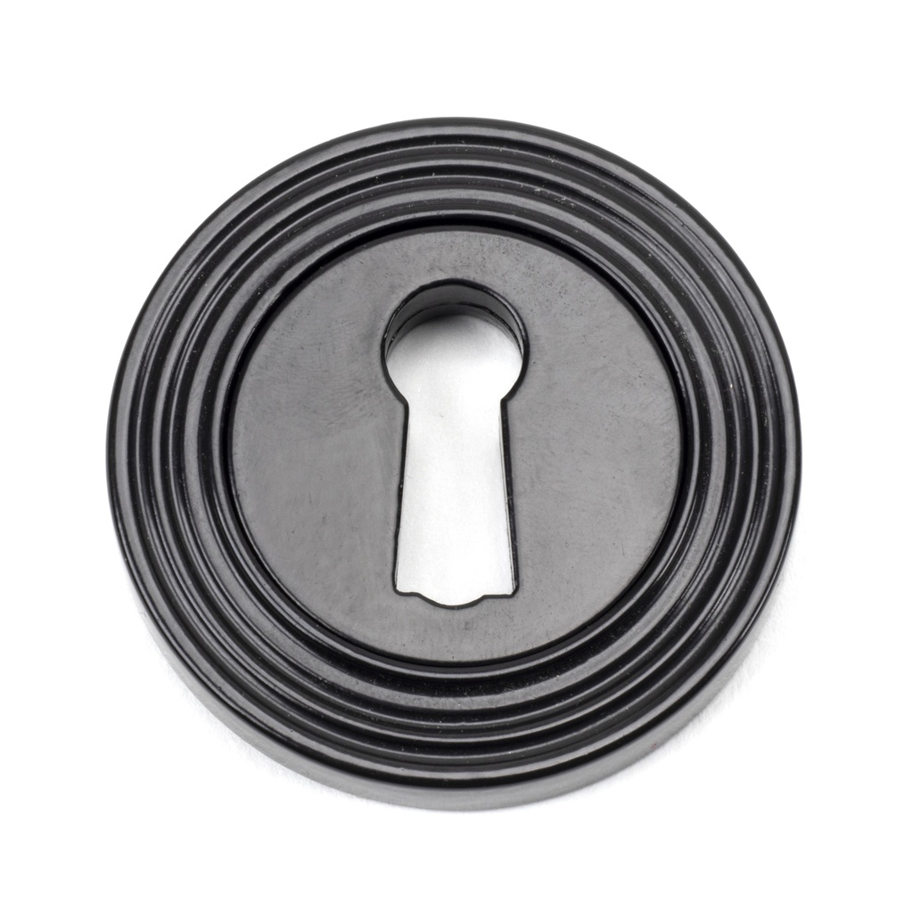 Black Round Escutcheon (Beehive) - 45697