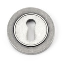 Pewter Round Escutcheon (Plain) - 45703