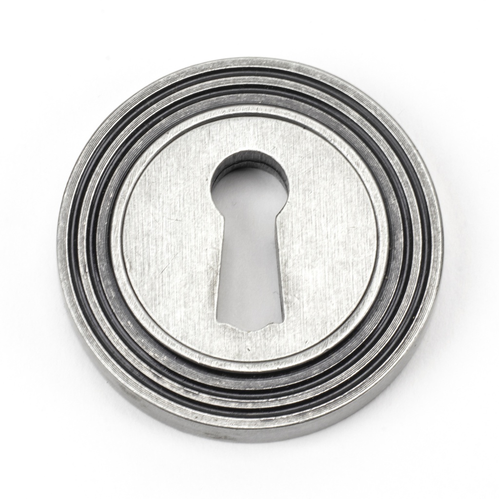 Pewter Round Escutcheon (Beehive) - 45705