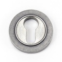 Pewter Round Euro Escutcheon (Plain) - 45727