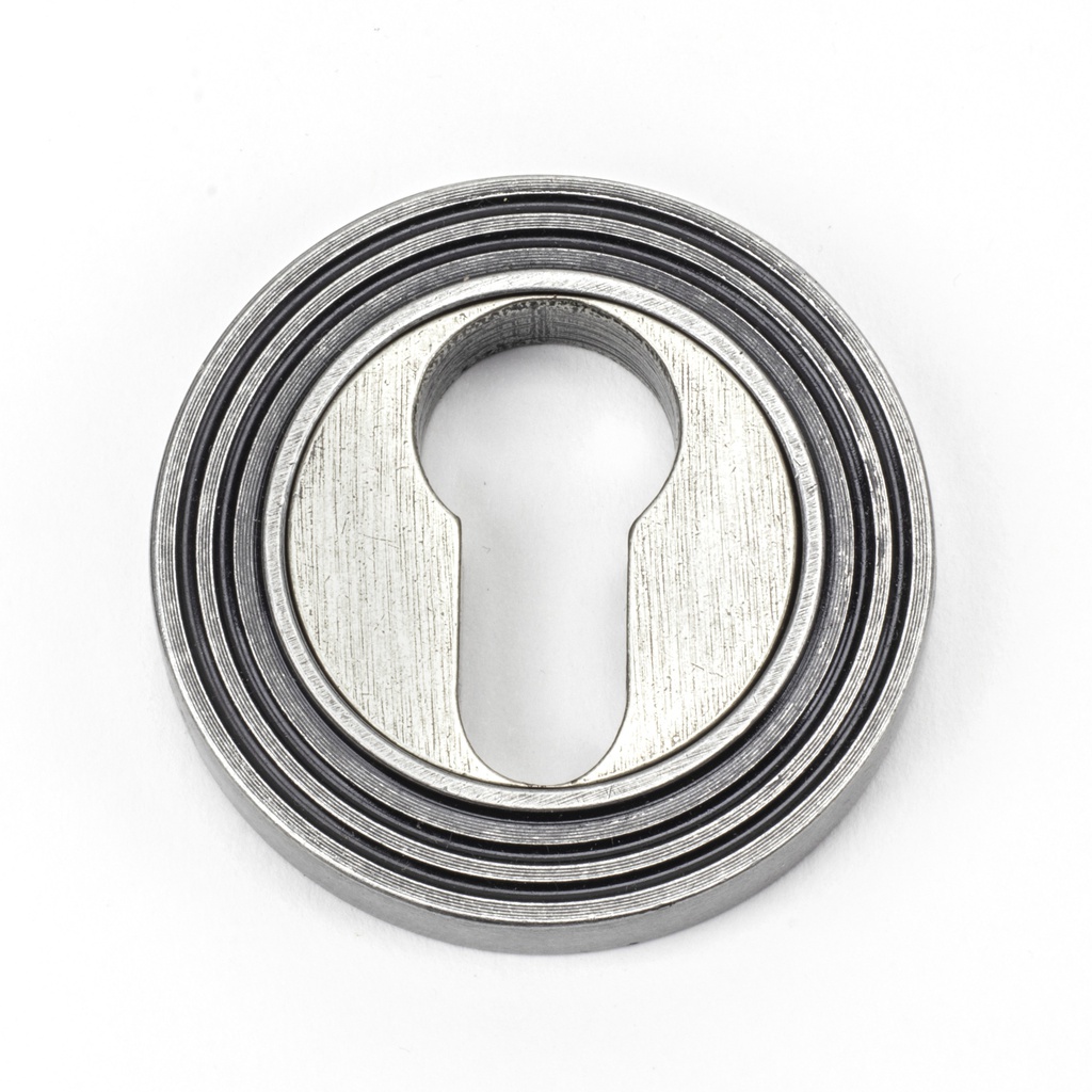 Pewter Round Euro Escutcheon (Beehive) - 45729