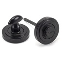 External Beeswax Round Thumbturn Set (Art Deco) - 45748