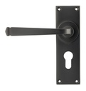 Aged Bronze Avon Lever Euro Lock Set - 90373