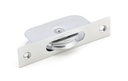 Satin Chrome Square Ended Sash Pulley 75kg - 49588