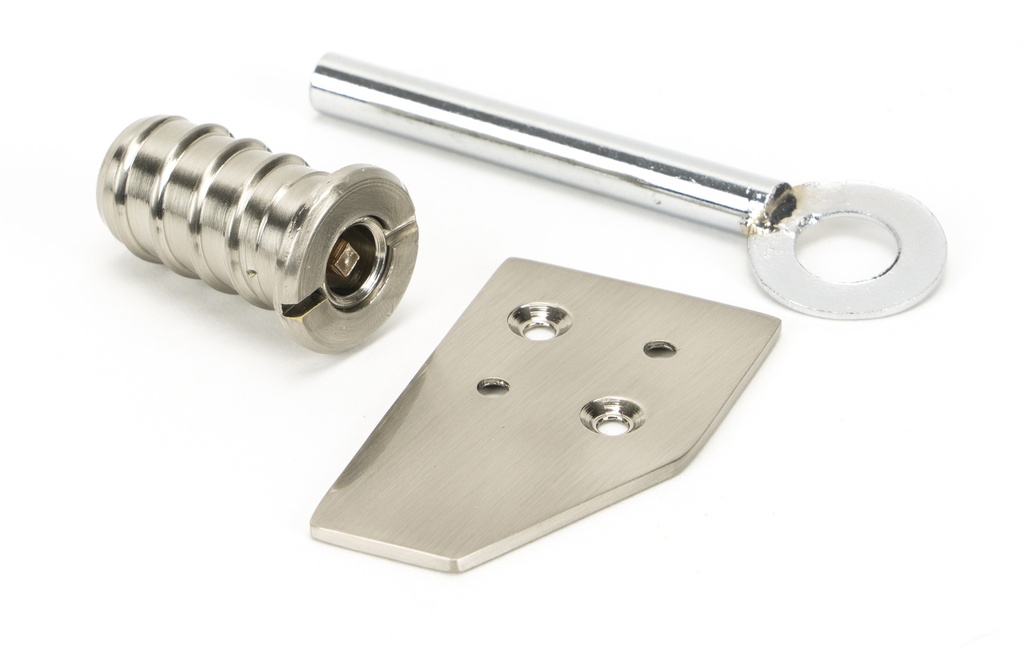 Polished Nickel Key-Flush Sash Stop - 49920