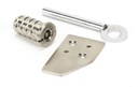 Polished Nickel Key-Flush Sash Stop - 49920