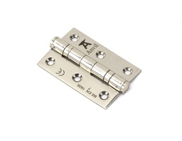 [49581] Polished Nickel 3&quot; Ball Bearing Butt Hinge (pair) ss - 49581