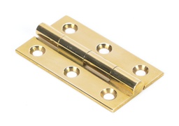 [49580] Polished Brass 2&quot; Butt Hinge (pair) - 49580