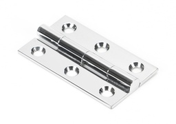 [49586] Polished Chrome 2&quot; Butt Hinge (pair) - 49586