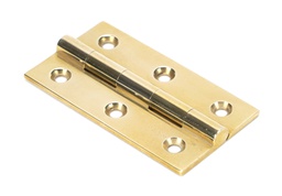 [49924] Polished Brass 2.5&quot; Butt Hinge (pair) - 49924