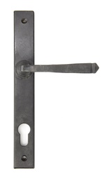 [91484] External Beeswax Avon Slimline Lever Espag. Lock Set - 91484