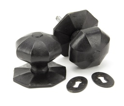 [91499] External Beeswax Large Octagonal Mortice/Rim Knob Set - 91499
