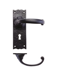 [FF111] Traditional Lever on Lock Backplate - 6&quot;