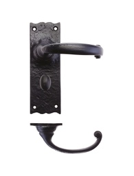 [FF113] Traditional Lever on Bathroom Backplate - 6&quot;