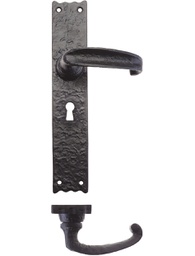 [FF511] Traditional Lever on Lock Long Backplate - 10&quot;