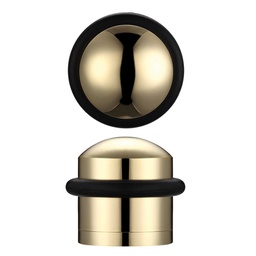 Domed Floor Mounted Door Stop - 31mm Dia 35mm Proj