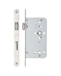 [B1114.700] DIN Roller Bolt Bathroom Lock Case 60mm - Radiused Faceplate - SS