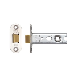 [ZTLKA76RSS] Tubular Latch (Knobs) - Architectural 45* Travel - Radius 76mm C/W SSS forend