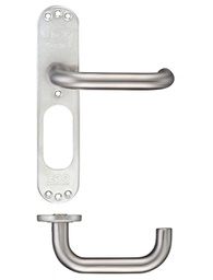 [ZCSIP19] 19mm Tubular Return to Door Lever on Inner Plate