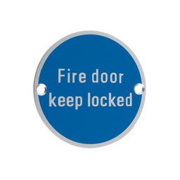 [ZSA10SA] Signage - Fire Door Keep Locked