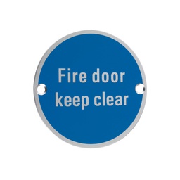 [ZSA11SA] Signage - Fire Door Keep Clear