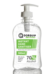 [P1004.000] Hygiene+ 500ml 80% Hand Sanitiser with hand pump dispenser (pallet of 792)