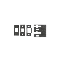 [ZITL0160G] 2mm Universal Tubular Latch Intumescent to suit 2.5" and 3" Tubular Latches