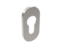 [C4031.700] Narrow-Plate Oval Escutcheon for Euro Profile Cylinder - SSS