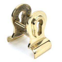 [46550] Polished Brass 50mm Euro Door Pull (Back to Back fixings) - 46550