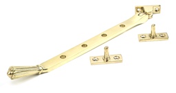 [46704] Polished Brass 10&quot; Hinton Stay - 46704