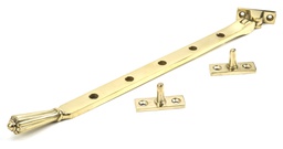 [46705] Polished Brass 12&quot; Hinton Stay - 46705