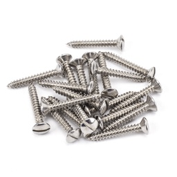 [92311] Stainless Steel 6x1&quot; Countersunk Raised Head Screws (25) - 92311
