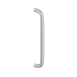 [C2001.700] Round Bar Pull Handle - 425 x 19mm - Bolt Fix - Satin Stainless Steel