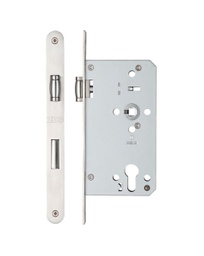 [B1124.700] DIN Roller Bolt Sash Lock Case 60mm - Radiused Faceplate - SS