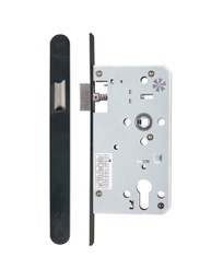 [B1111.382] DIN Latch Case 60mm - Radiused Faceplate - Black