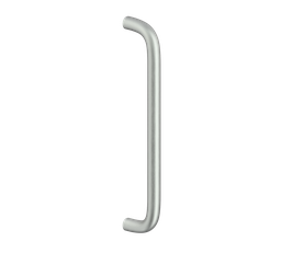 [C2220.700] Round Bar Pull Handle - 650 x 19mm - Bolt Fix - Satin Stainless Steel