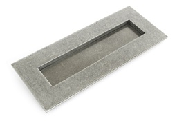 [33058] Pewter Small Letter Plate - 33058