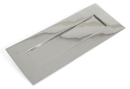 [33062] Polished Chrome Small Letter Plate - 33062