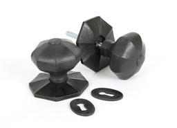 [33064] Beeswax Large Octagonal Mortice/Rim Knob Set - 33064